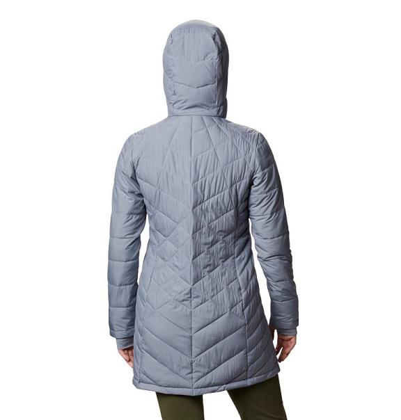 Columbia Heavenly Hooded Jacket Grey For Women's NZ76098 New Zealand